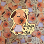 Sleepy Baby Club 💤 - Dye Cut Sticker