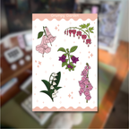 Grumpy Garden Sticker Sheet 🌷- Journaling Stickers