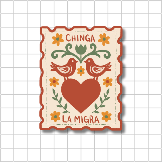 Chinga La Migra✊ Dye Cut Sticker
