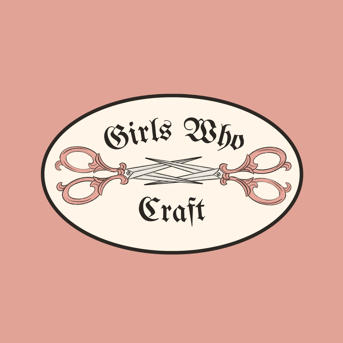 Girls Who Craft - Dye Cut Sticker