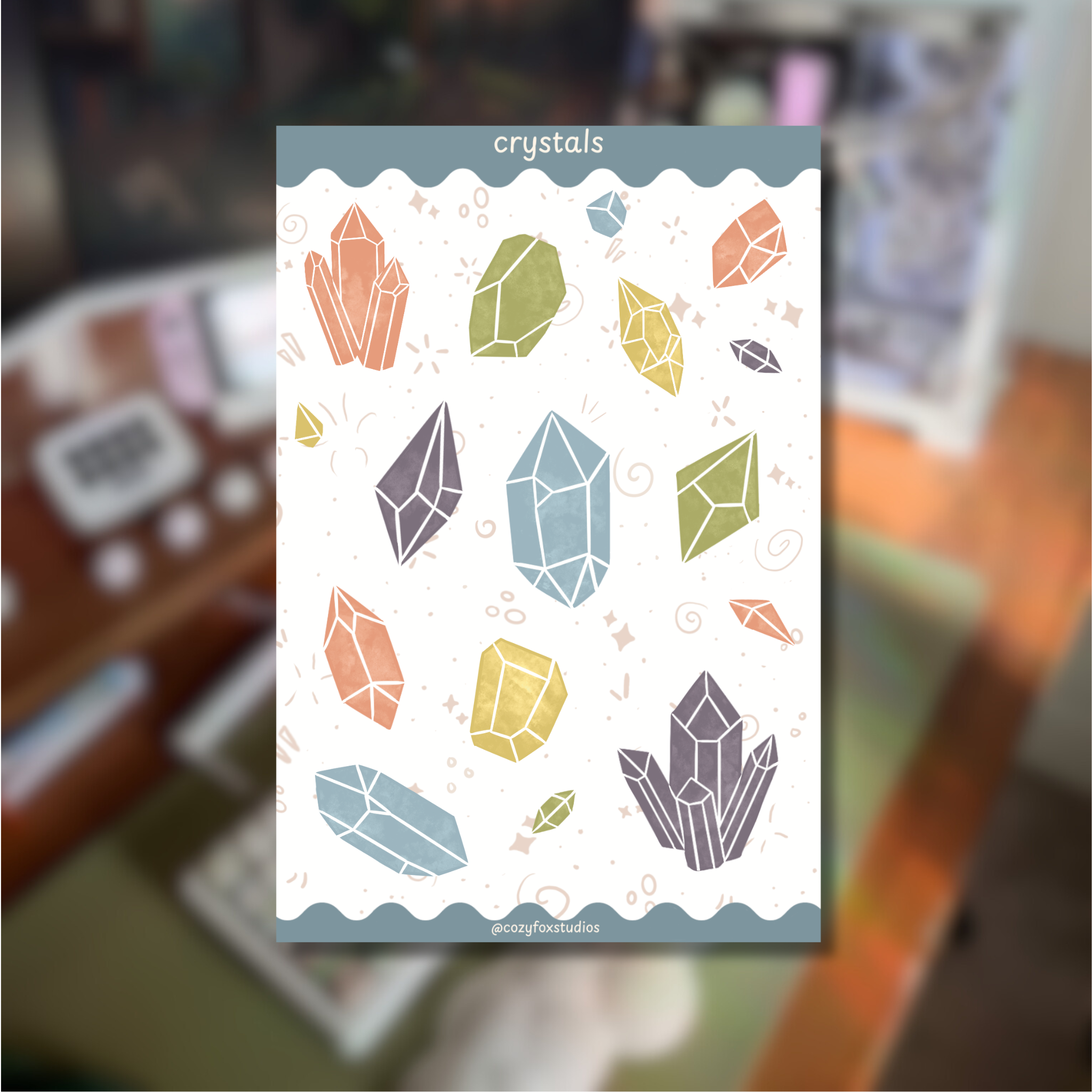 Crystals 🪨  - Journaling Sticker Sheet