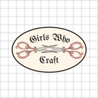 Girls Who Craft ✂️ - Dye Cut Sticker