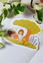 Cozy Picnic Sticker 🦊 - Dye Cut Sticker