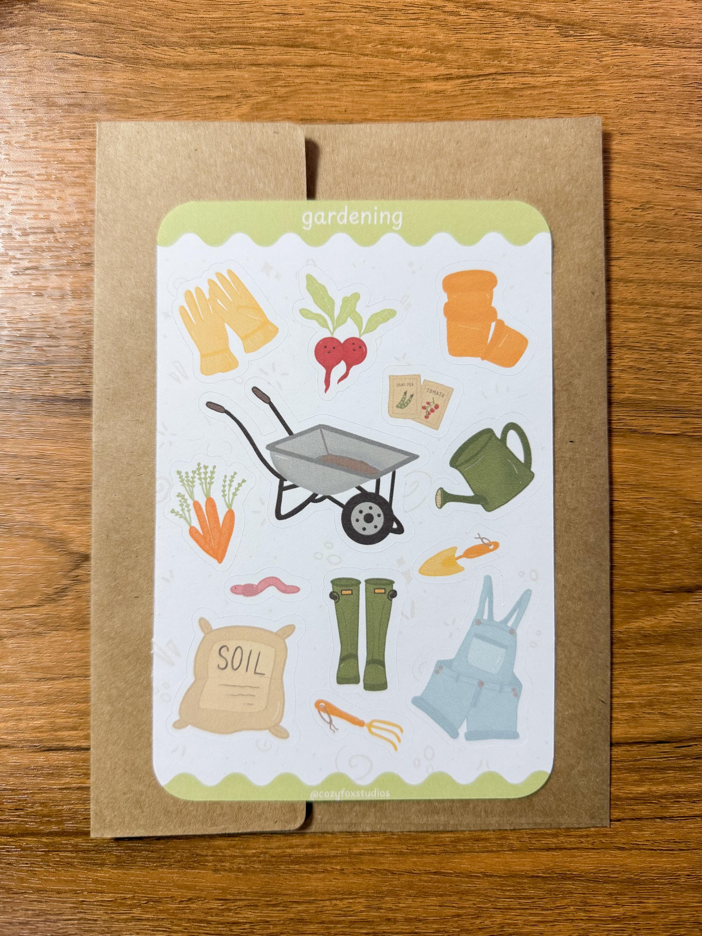 Gardening Sticker Sheet 👒 - Sticker Sheet