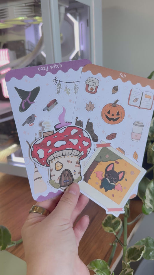 Fall Cozy Sticker Bundle - Cozy Fall Stickers